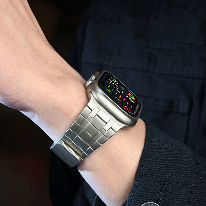 AP Frosted Stainless Steel Magnetic Band For Apple Watch - Image 11