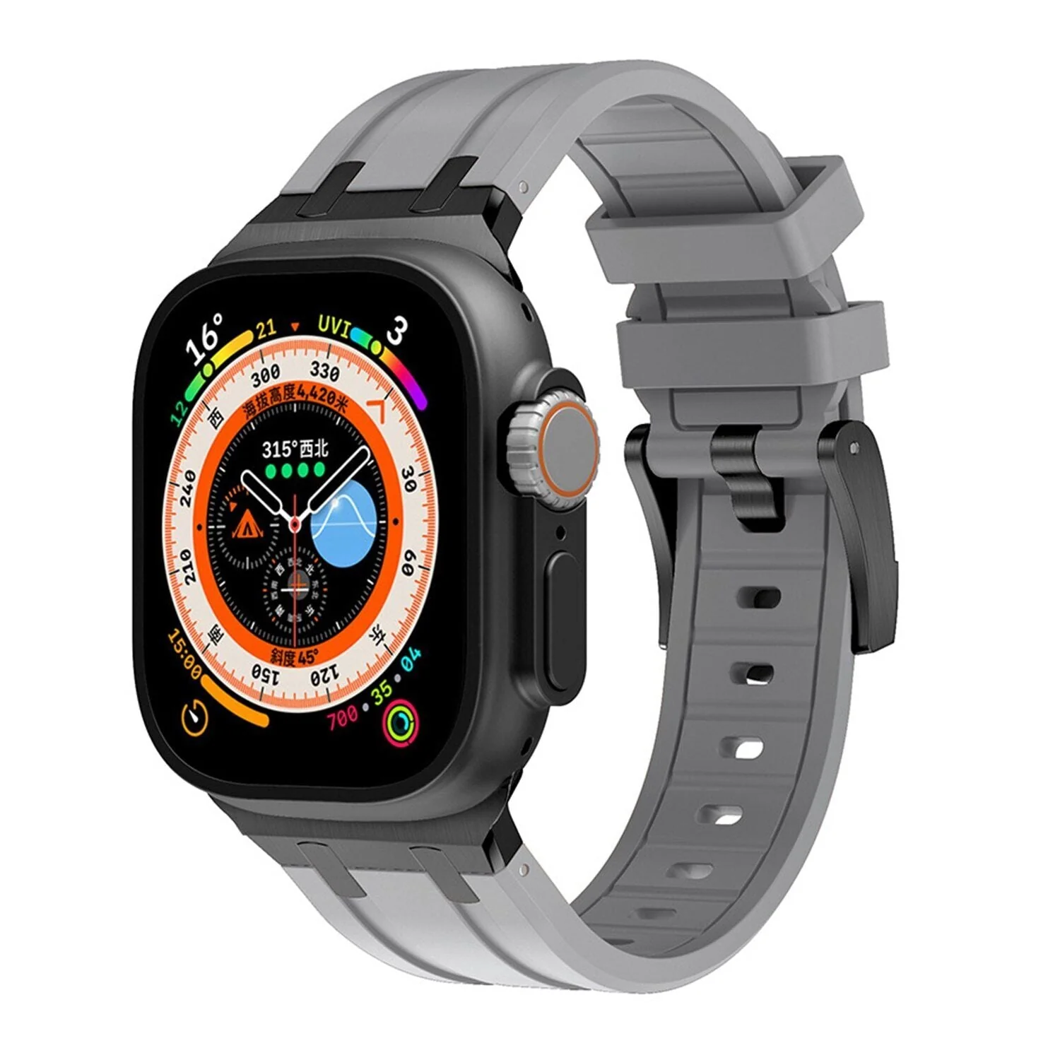 Luxury AP Mod Silicone Band For Apple Watch - Image 14