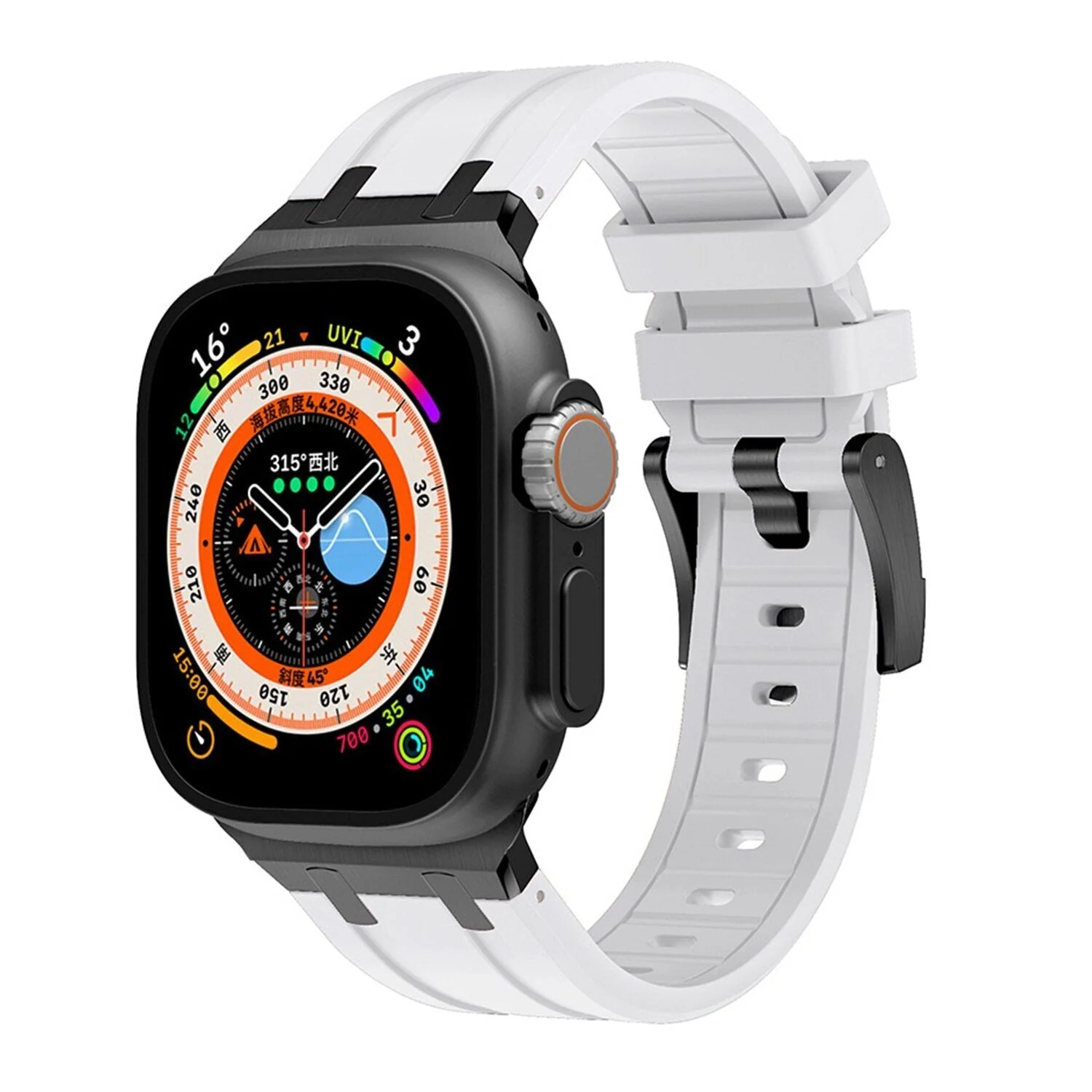 Luxury AP Mod Silicone Band For Apple Watch - Image 15