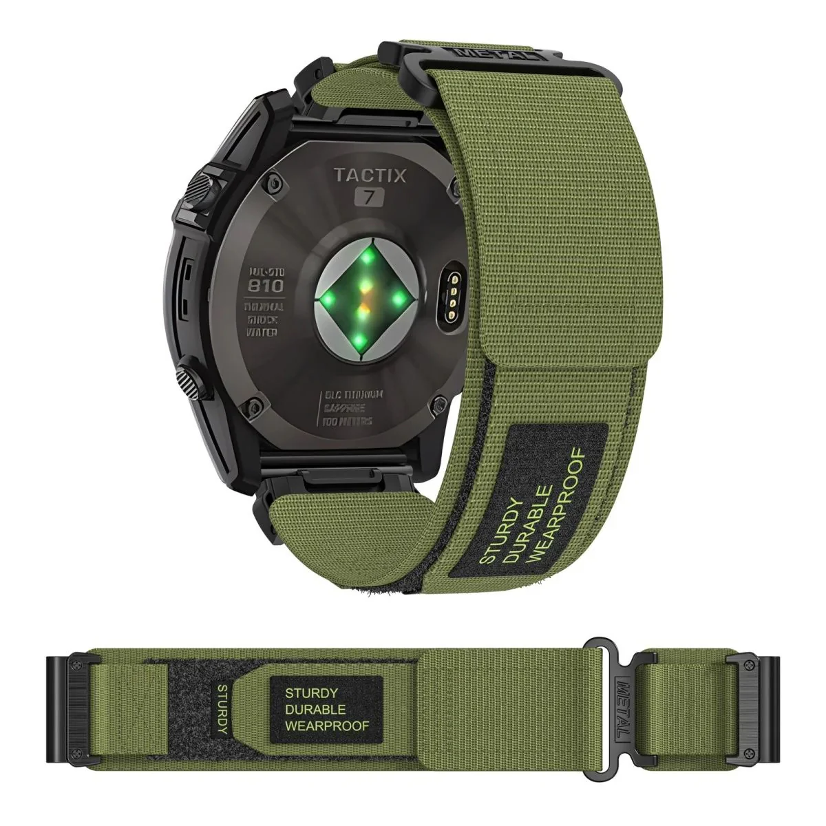 Garmin QuickFit Nylon Canvas Loop Velcro Band - Image 10