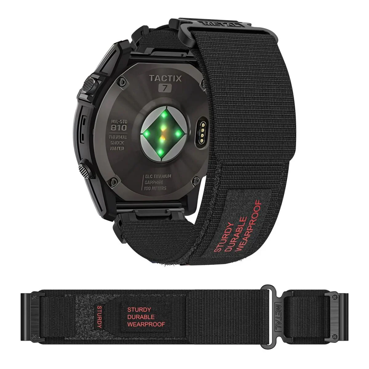 Garmin QuickFit Nylon Canvas Loop Velcro Band - Image 12