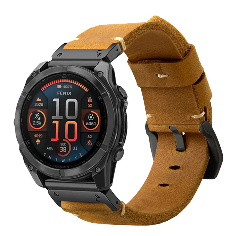 Garmin QuickFit Vintage Leather Band - Image 4