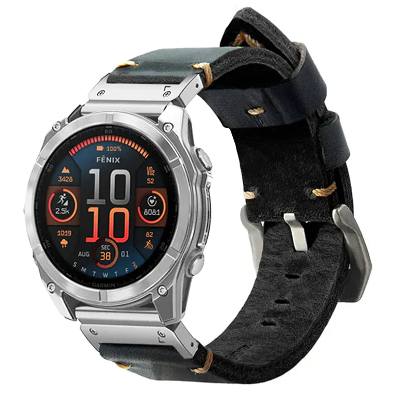 Garmin QuickFit Vintage Leather Band - Image 5