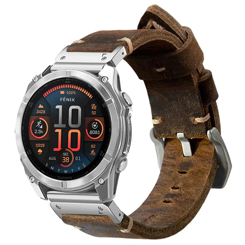 Garmin QuickFit Vintage Leather Band - Image 6